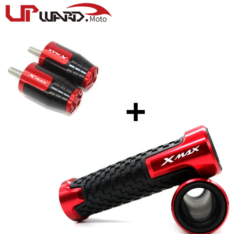

Motorcycle Accessories XMAX 7/8" 22MM Handlebar Hand Grips Handle Bar End Cap plug For Yamaha xmax 125 250 300 400 X MAX 2017