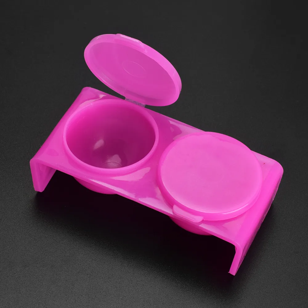 Портативная розовая пластиковая пара двойных открытых пластиковых ручек для