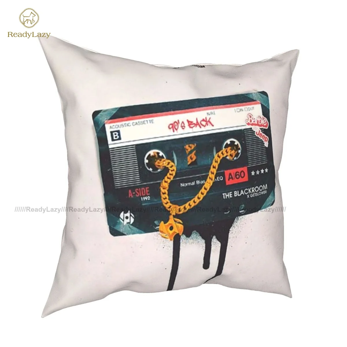 

Чехол для подушки в стиле ретро, на молнии