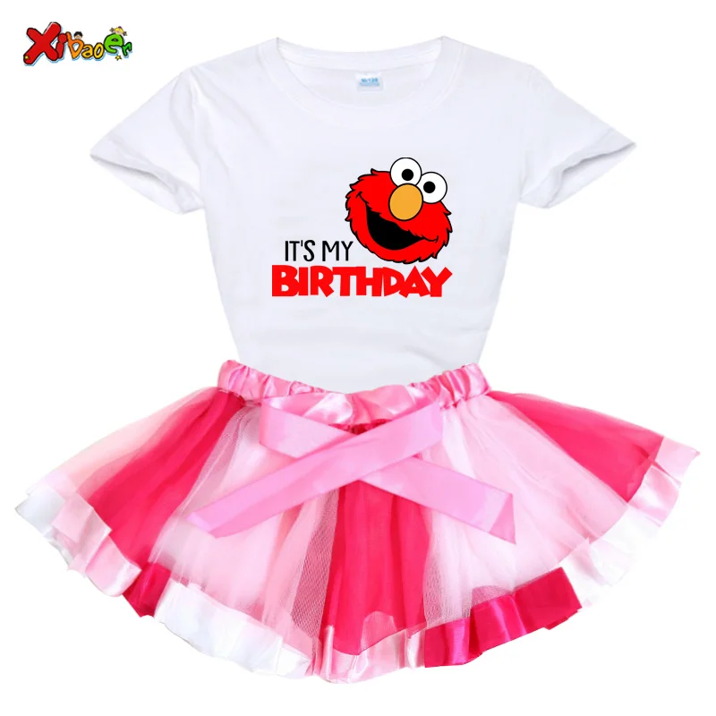 Spring Autumn Toddler Girl Dress Cotton Short Sleeve T-shirt  Dress Floral Bow Kids Dresses for Girls Fashion Girls Clothing Set