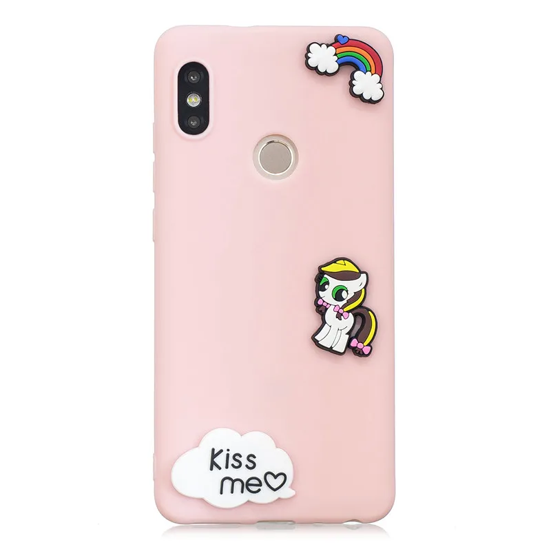3D Единорог кактуса мягкий TPU чехол для Xiaomi mi A3 A1 A2 Lite mi 9T Red mi Примечание 8 7 6 5 K20 Pro 4 4X 5A 6A 4X S2 Red mi 7 Чехол - Цвет: C