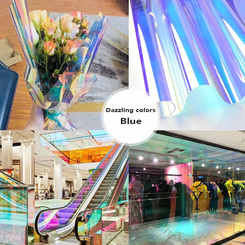 Фотопленка 5 м самоклеящаяся наклейка радужная оконная для дома ресторана