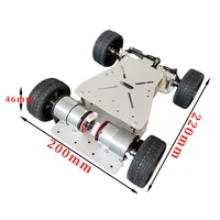 diy smart car for arduino robot education smart car encoder chassis front wheel steering gear steering dual motor drive