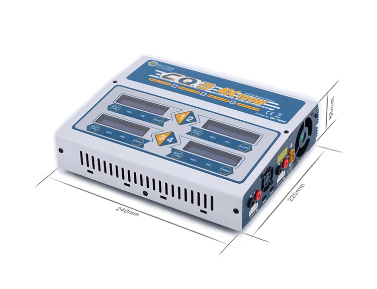 EV-Peak 100 Вт x 4 CQ3 RC балансирующее зарядное устройство для Lipo батарей Nimh Nicd литиевая