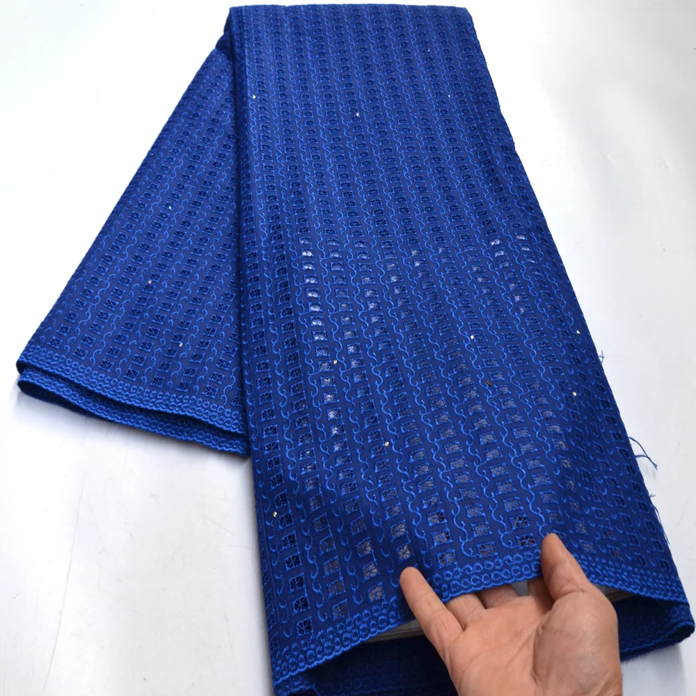 

High End Swiss Voile Lace In Switzerland 2021 High Quality Lace African Lace Fabric Fashion Nigerian Polish Cotton Lace Material