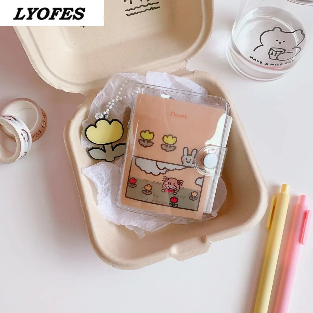

2021Kawaii 70 Sheet 3 Ring Loose-Leaf Mini Pocket Diary Notebooks Agenda To Do list Notepads Planner Stationery