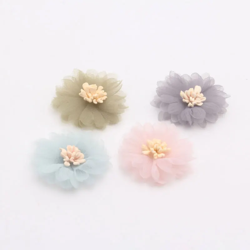 Savica 5 шт. Искусственные цветы сетка ткань для одежды головной убор свадебный