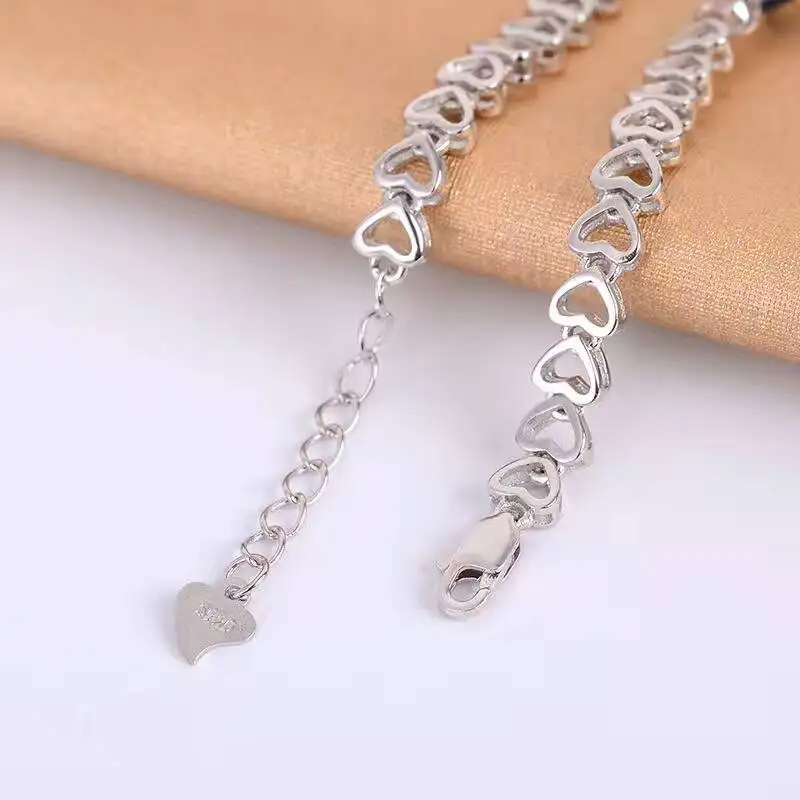 Акция сапфир браслет 12 шт 3.6ct натуральный темно синий драгоценный камень твердый