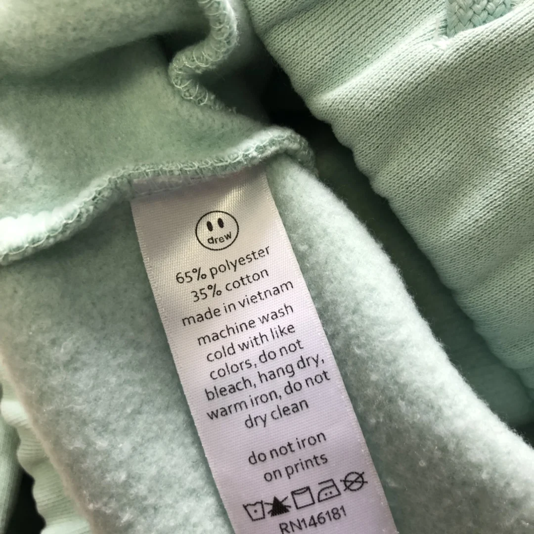 

2021 The Drew House Women Men Logo Print Sweatpants Joggers Hiphop Casual Mint Green Men Cotton Casual Sweatpants Pants Trousers