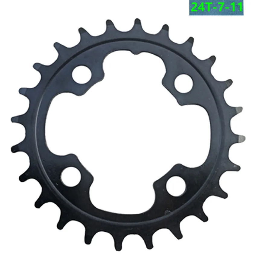 24T зубной диск для велосипеда стальной трафарет колеса Shimano шатун со звездами