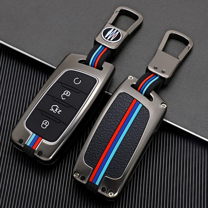 

Metal Key Holder For Changan CS35 Plus Gel Car Key Cover Case For Changan CS75 PLUS CS85 COUPE CS95 Remote Cap Set Accessories