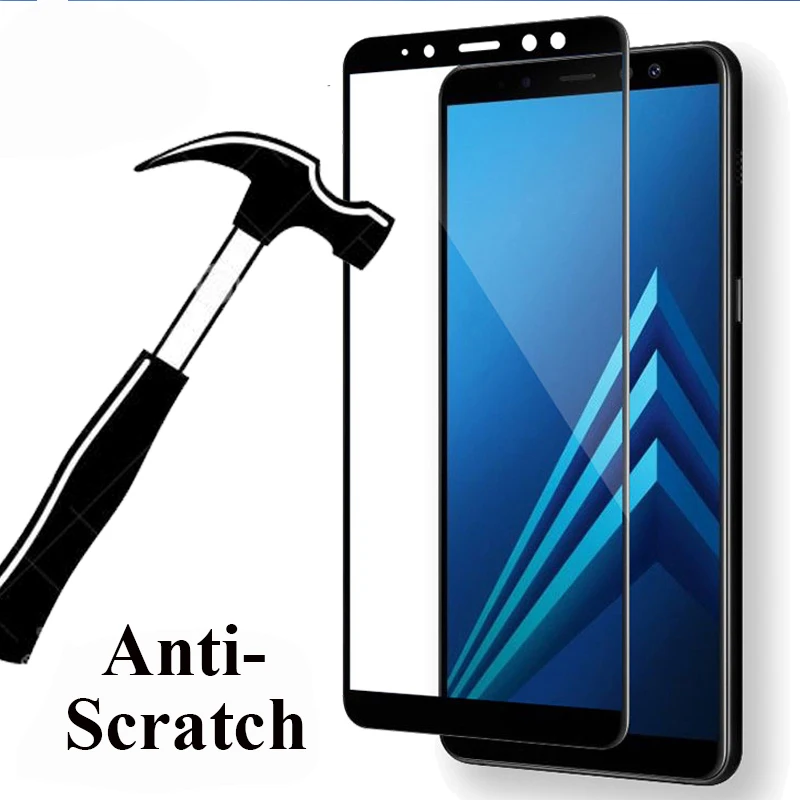 Защитное стекло на для Samsung Galaxy A8 2018 plus a9 a7 2017 2016 2015 защита экрана saver a 7 8 закаленное