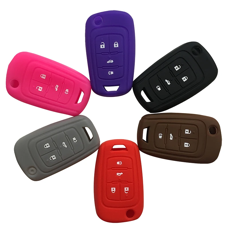 Чехол для автомобильного ключа из силикагеля чехол Chevrolet Cruze Malibu Sonic GMC набор