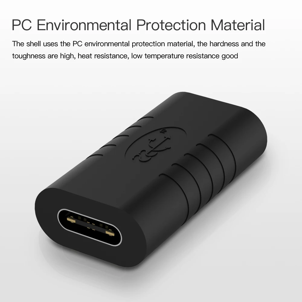 Адаптер USB Type C конвертер Мама-мама портативный адаптер для синхронизации данных