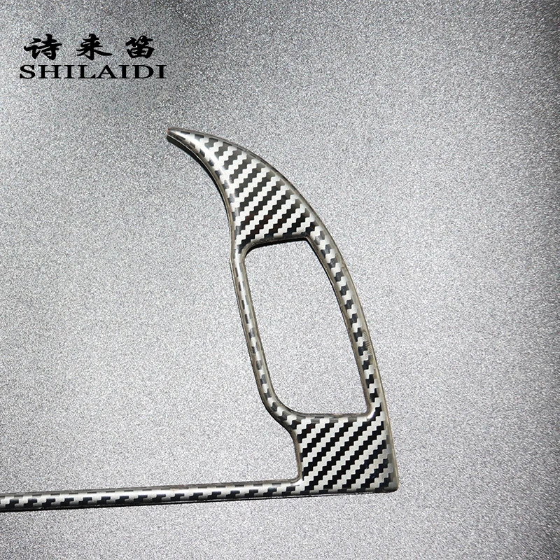 Автомобильный Стайлинг из углеродного волокна кнопки сигнасветильник