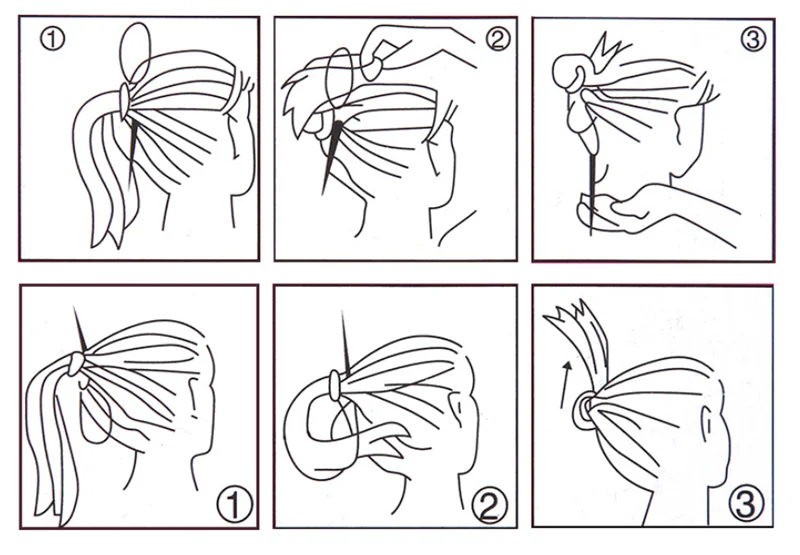 2 шт конский хвост создатель пластиковые петли Инструменты для укладки Девушки