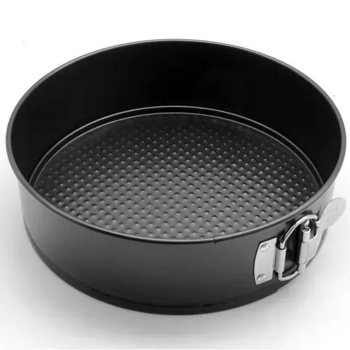 Набор из 3 антипригарных круглых тортов в форме пружины для выпечки оловянный