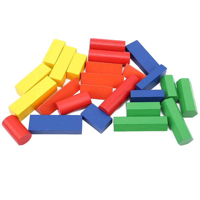 

Baby Toys Montessori Geometry Ladder Wooden Toys For Children Education Stick Early Learning Blocks