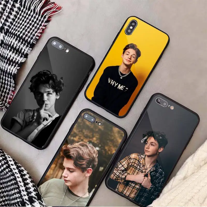 

Payton Moormeier Internet celebrities Phone Case Tempered glass For iphone 6 7 8 plus X XS XR 11 12 13 PRO MAX mini