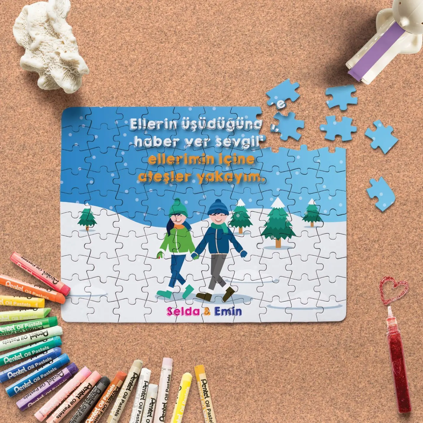 

Personalized Romantic Design Puzzle -P3