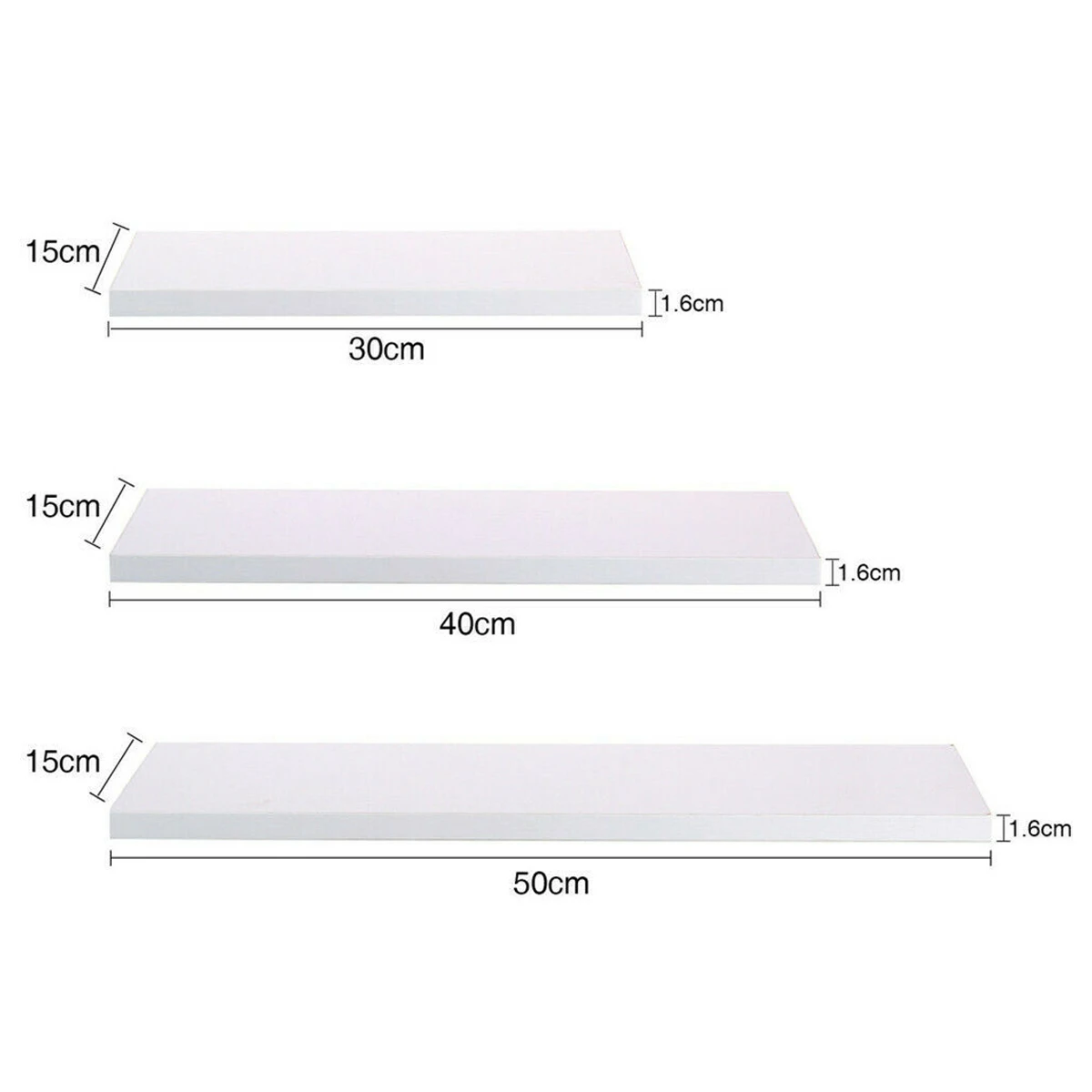 

3 Pcs/Set Nordic Style Wall Shelves Shelf DIY Floating Display Wood Wall Mounted Bracket Wall Mounted Storage Holder Home Decor