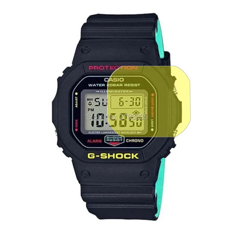 Прозрачная мягкая Гидрогелевая Защитная пленка для экрана Casio Φ 5610 5035 DW-5600 B5600