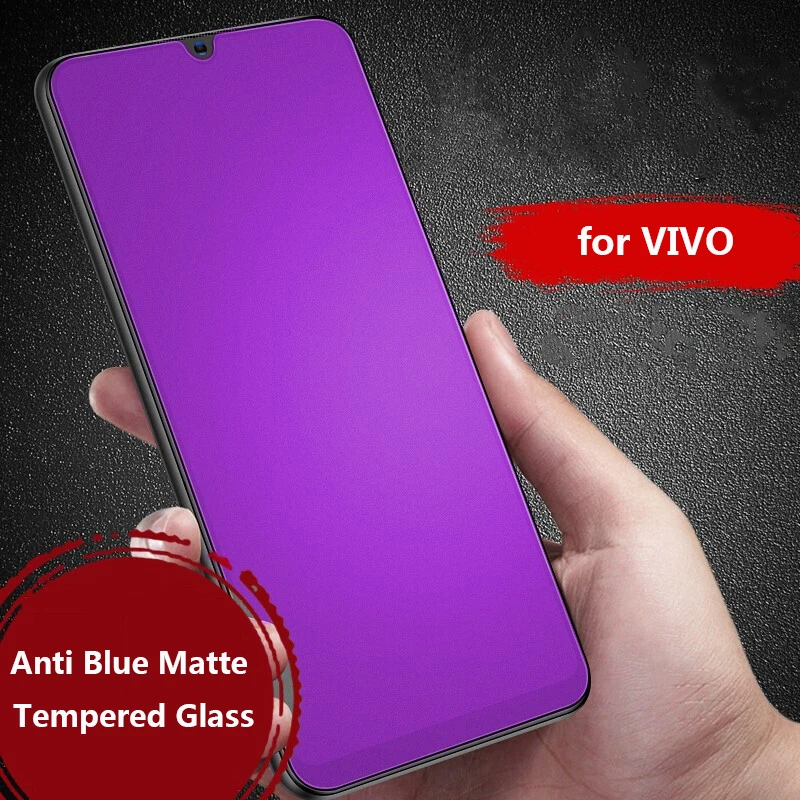 Матовое закаленное стекло с защитой от синего света для VIVO Y93s Y93 Lite Y95 Y97 матовая
