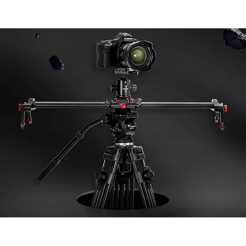 For Cameras Camcorders SLR photography camera guide rail 40/60/80/100/120CM Sliding-Pad Track Slider Video Stabilizer System enlarge