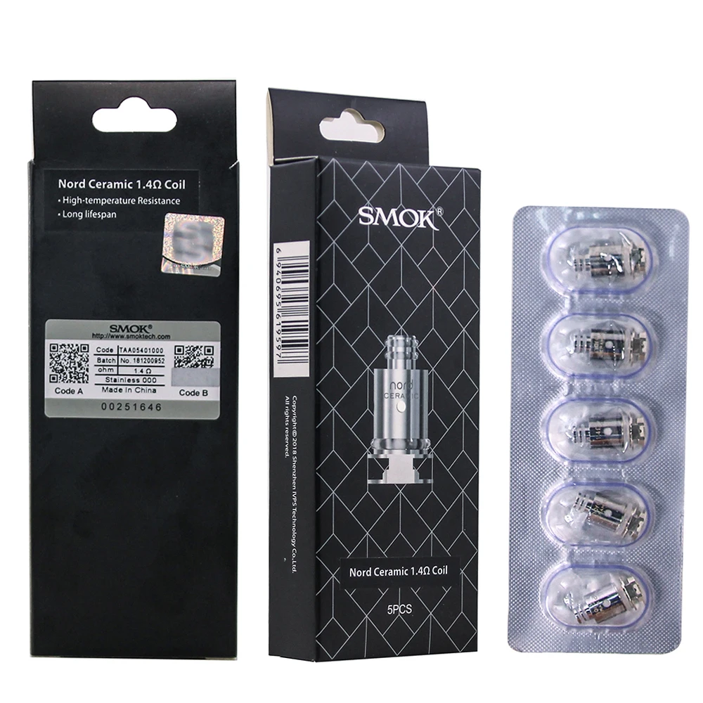 SMOK Nord катушка головка керамическая обычная сетка электронная сигарета картридж Pod ядро сопротивление для Nord электронная сигарета Vape