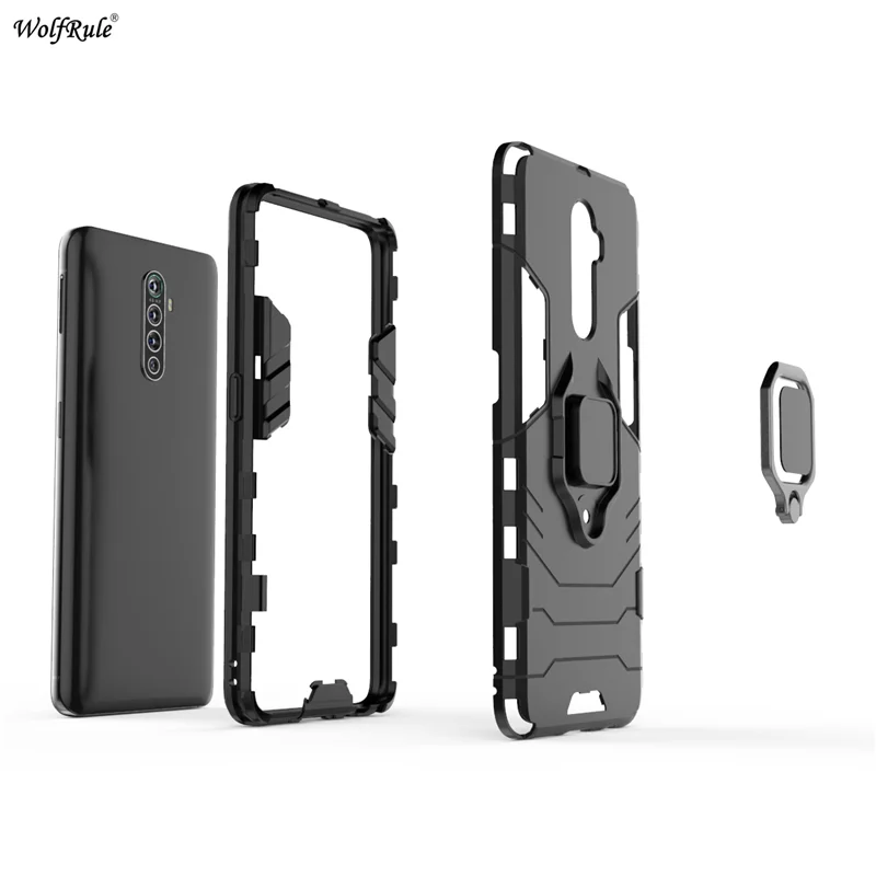 case for oppo reno ace tpu hard pc case ring holder stand magnetic armor case for oppo reno ace funda for oppo reno ace 6 5 free global shipping