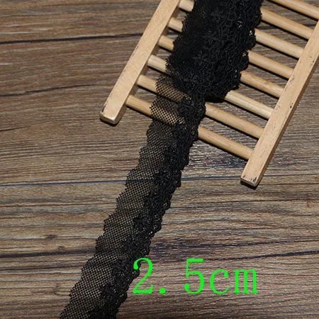 1 yard 2.5cm 1 ярдов 1,7-7,5 см хлопчатобумажная кружевная ткань DIY ткань кружева цветок подарок лента украшение Материал Цвет хлопок кружево - Цвет: 1 yard 2.5cm
