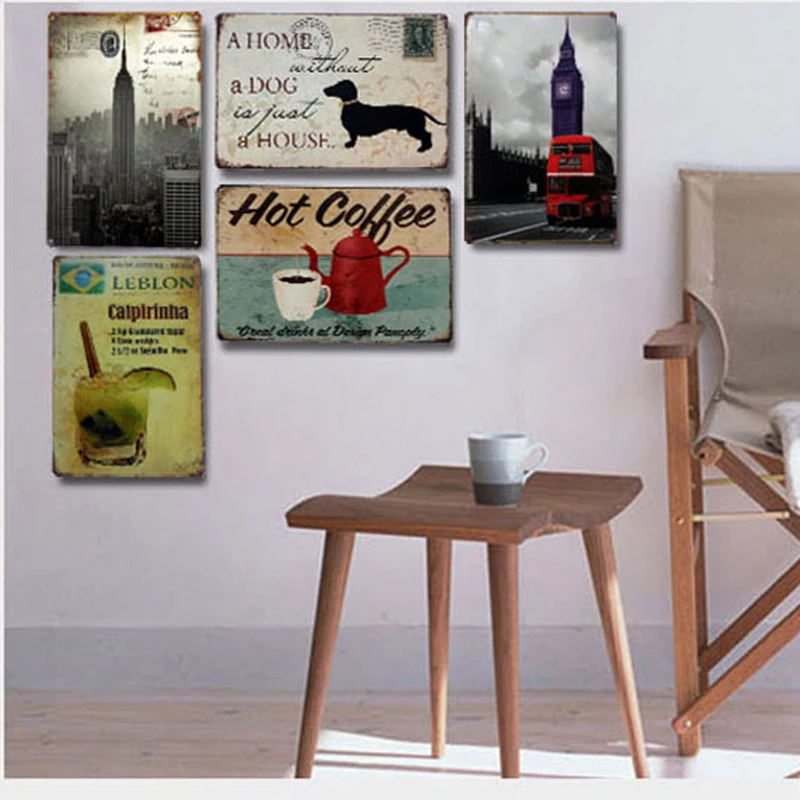 

Retro Iron Painting Metal Sign Film Poster Film Plaque Beer Can Sign Bar Decoration Club Industrial Decoration