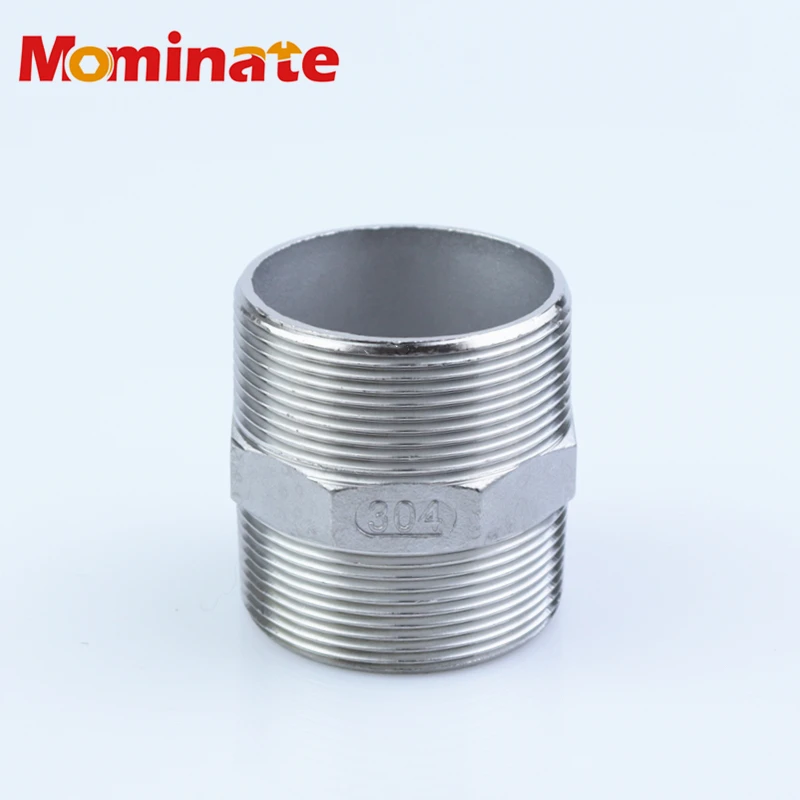 Трубопроводные фитинги из нержавеющей стали с двойной головкой и наружной