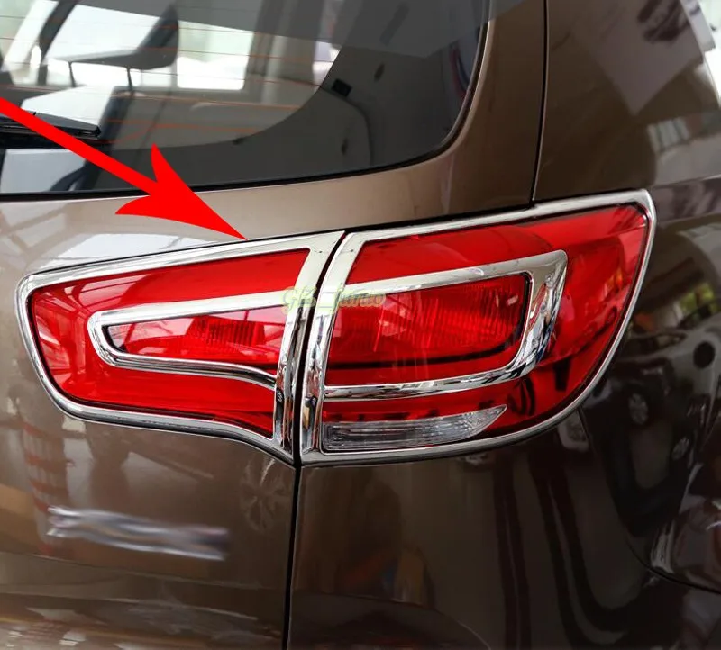 Накладки на задсветильник фары для Kia Sportage 2010-2014