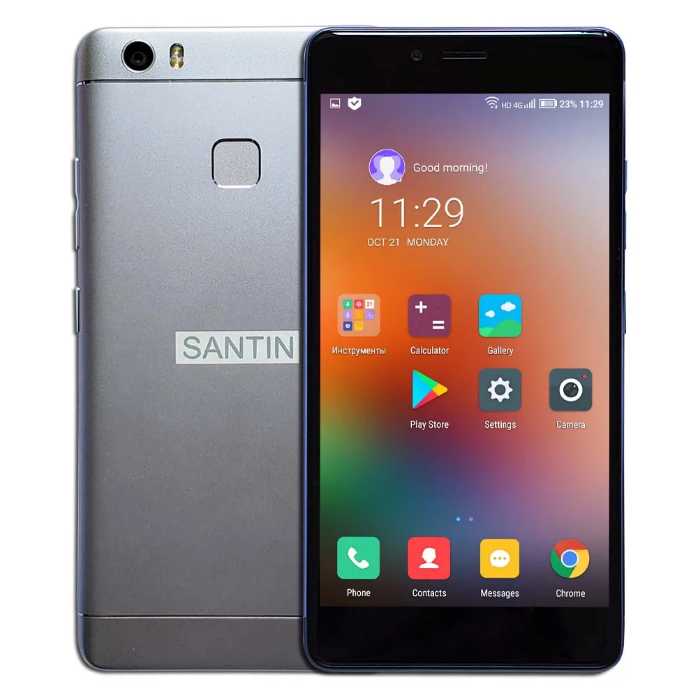 4000 мАч металлический корпус SANTIN ACE PRO Snapdragon 625 5," Full HD 4 Гб ram 64 Гб rom 16 МП Octa CoreSmartphone 4G LTE телефон S5 K520 - Цвет: Gray