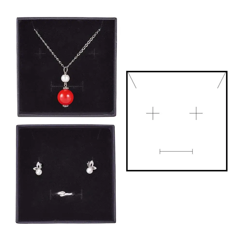 Подарочная упаковка для ювелирных изделий подарочные браслеты серьги с ушками