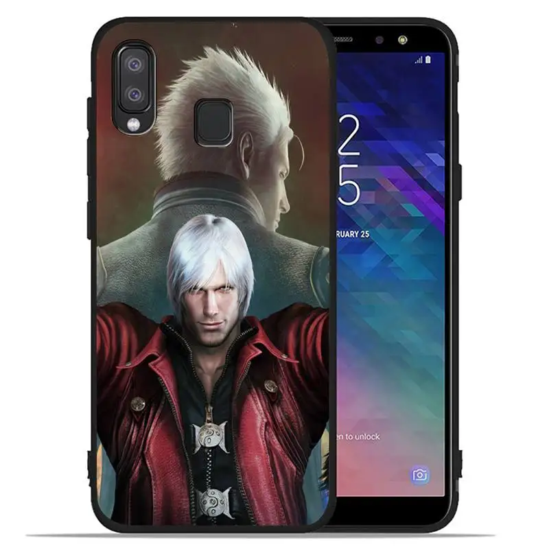 

devil may game Phone Case for Galaxy J2pro J4 J5 J6 J7 plus J5 prime J72016 2018 M 10 20 30 funda Cover