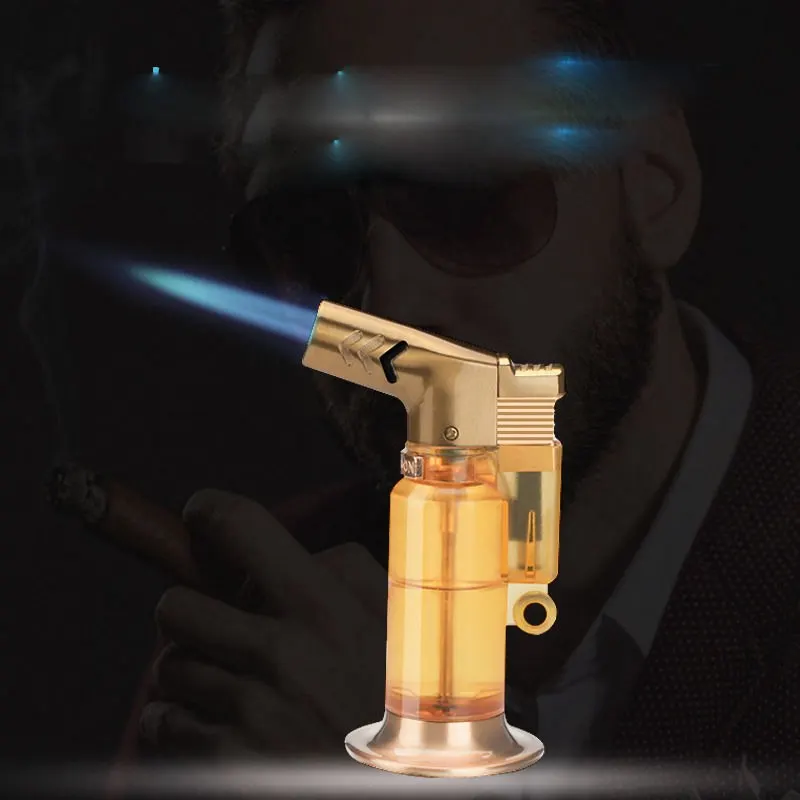 Ветрозащитная газовая зажигалка прикуриватель с распылителем на локтях для