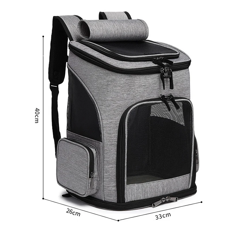 Рюкзак переноска для домашних животных кошек сумка собак с вентилируемой сеткой