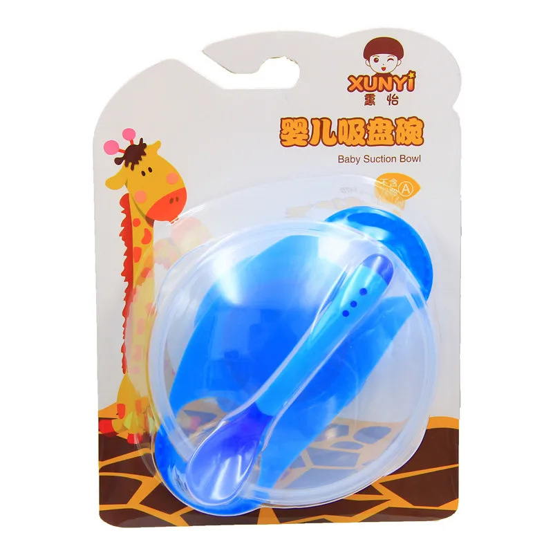 2020 новая температура зондирования ложка посуда обучающая чаша Детские Обучающие