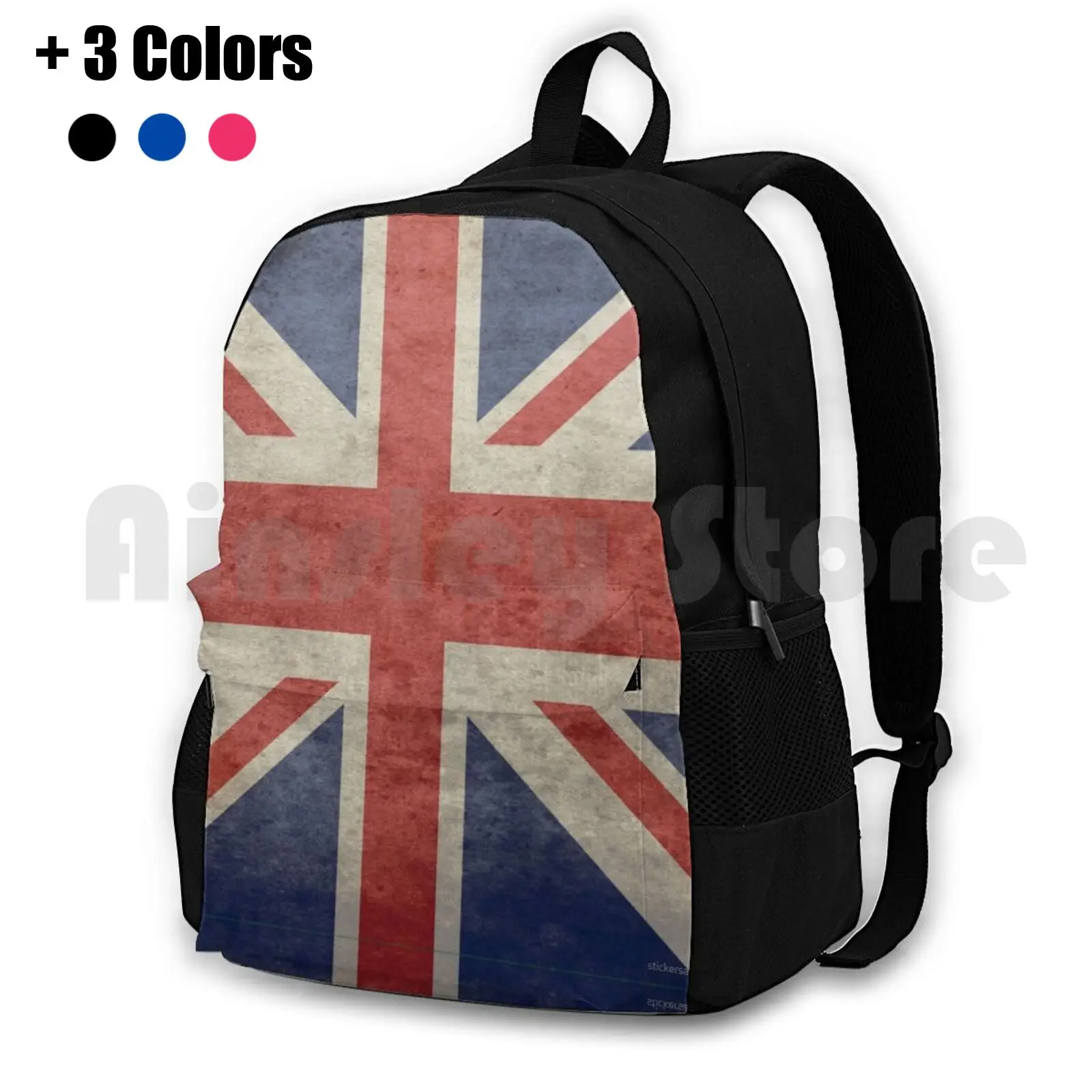 

Union Jack Throw Blanket-Warm Winter Blanket With Uk Flag Outdoor Hiking Backpack Riding Climbing Sports Bag Union Jack Uk Flag