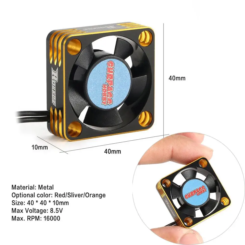 Новый вентилятор реактивного охлаждения 40 мм алюминиевый вращается при 16000RMP 8 5 в