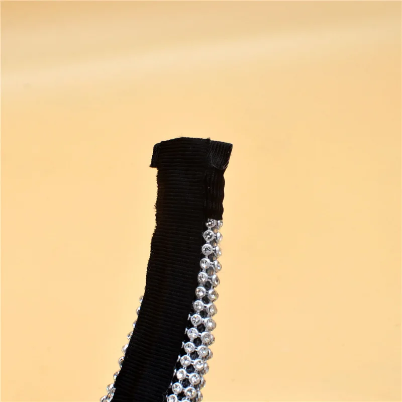

Baroque Sparkly Colorful Rhinestones Headbands Full Crystal Luxurious Hairbands Bejewled Black Gold White Women Headband