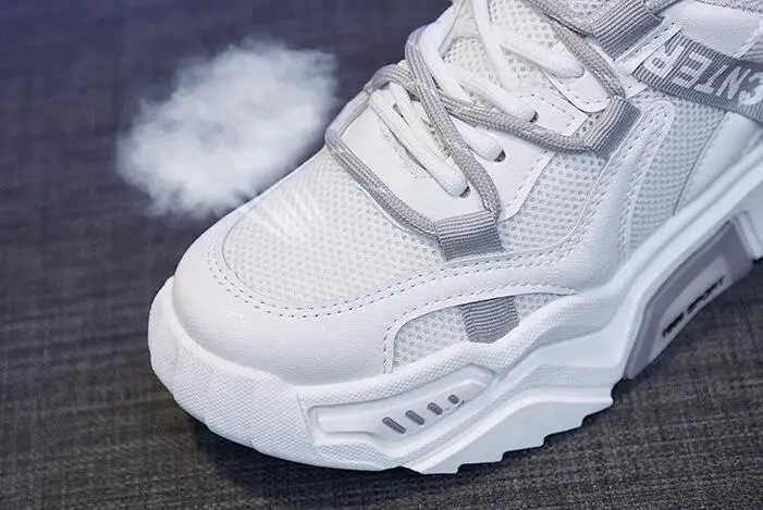 

2021 Summer Autumn New Hot Women Girl Fashion Mesh Sport Casual Shoes Chunky Sneakers Woman Shoes Height Increasing Shoes
