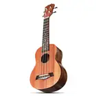 Гавайская гитара Сопрано из красного дерева, 21 дюйм, 4 струны, 15 ладов, портативный музыкальный инструмент для начинающих и детей