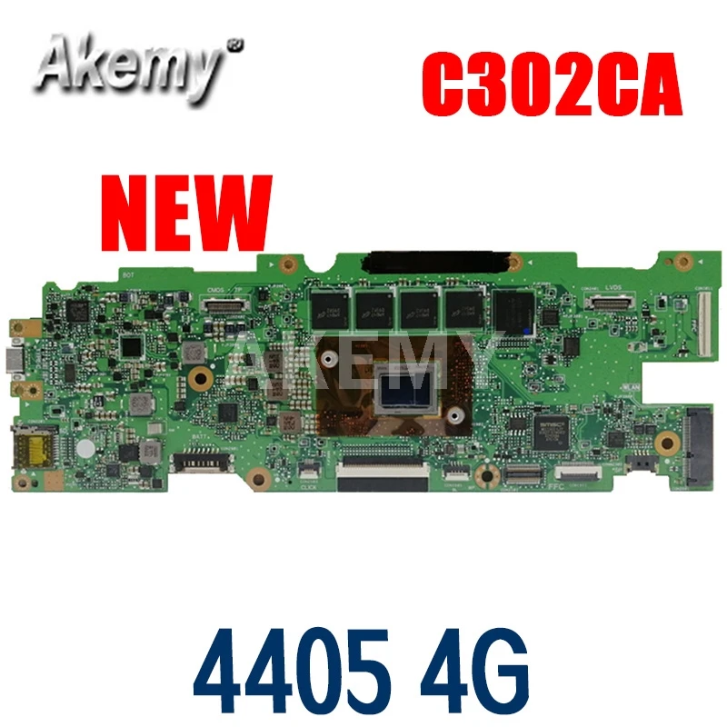 

Akemy For ASUS Chromebook Flip C302C C302CA Laotop Mainboard C302CA Motherboard with 4405Y-CPU 4GB-RAM 32G-SSD