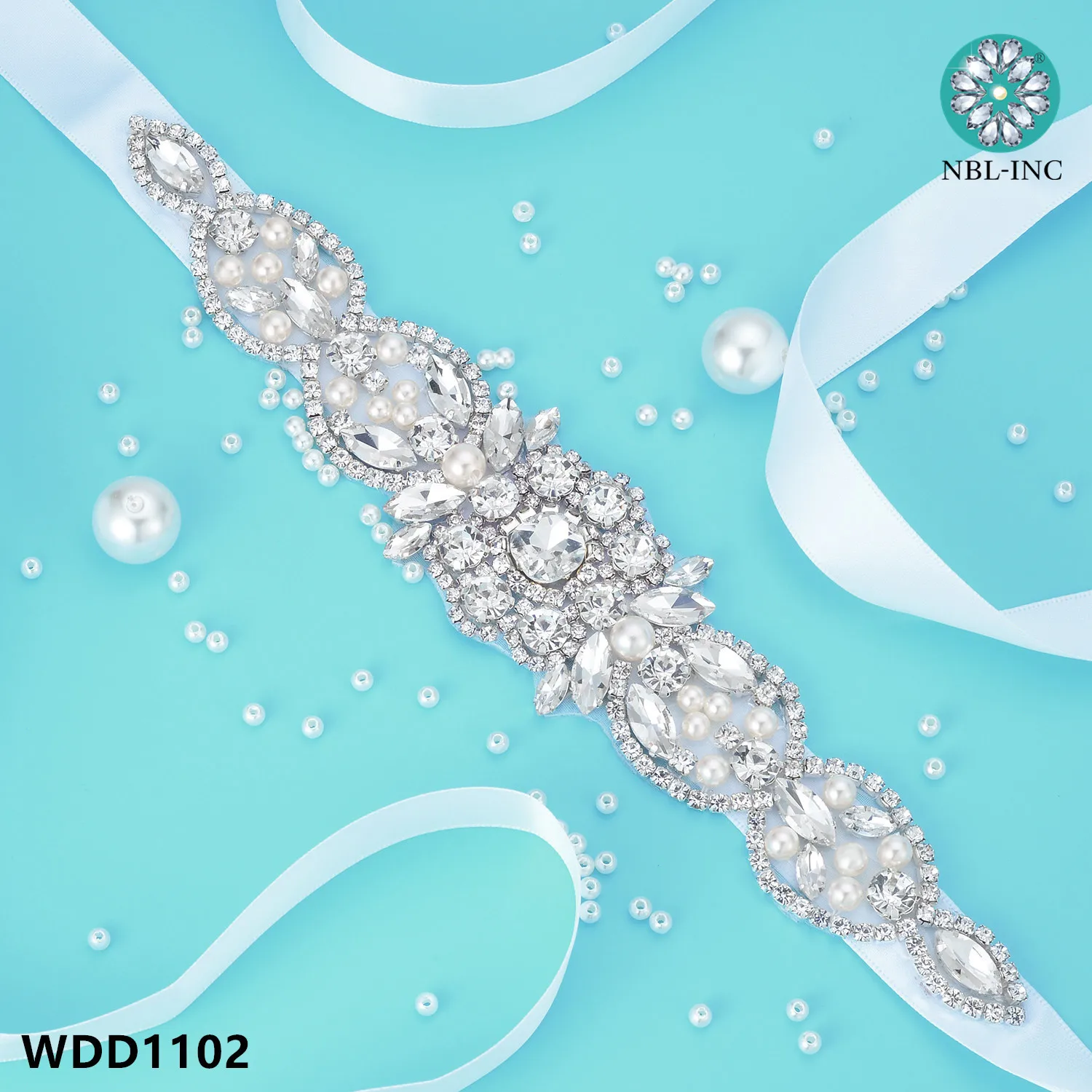 

(1 шт.) Серебряный свадебный пояс Стразы Свадебная Аппликация с кристаллами аксессуары для свадебного платья Пояс для свадебного платья WDD1102