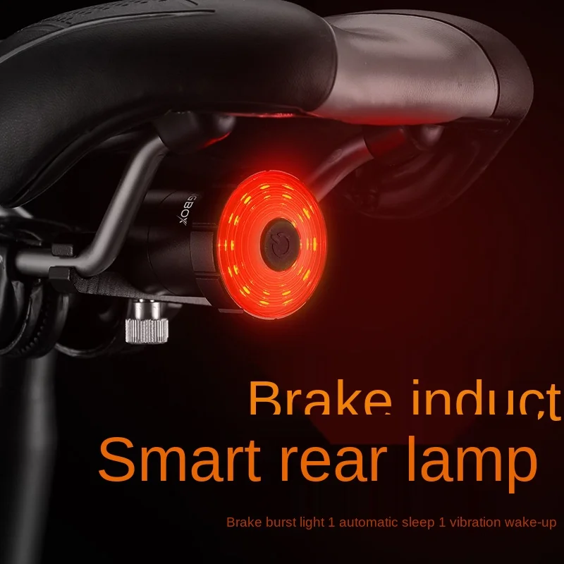 

Smart brake induction taillights, road bikes, mountain bikes, bicycle lights, usb charging taillights, warning lights