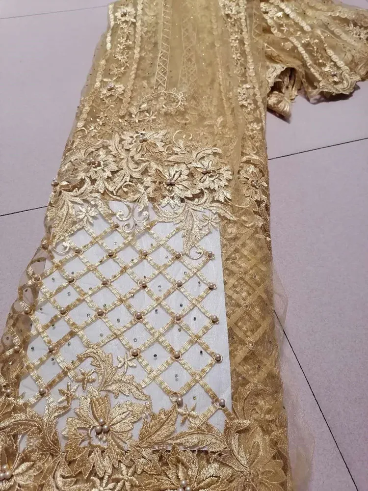 Низкая цена оптовая продажа ткань/стразы из бисера вышивка мягкая африканская