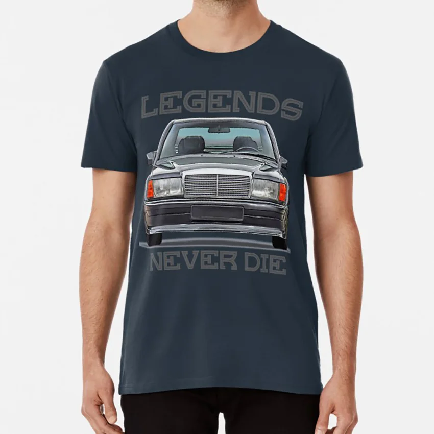 Футболка W201 Legends Never Die 190 e 190e mercedes evo 190evo w201 evo w201 w 201 w201 подарок w201